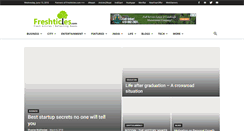 Desktop Screenshot of freshticles.com