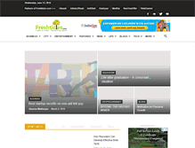 Tablet Screenshot of freshticles.com